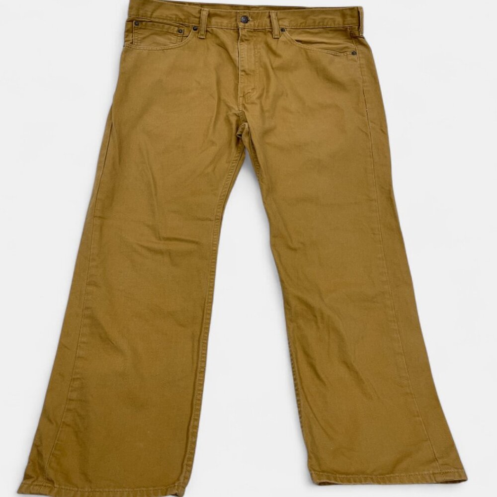 Levi's Men's Straight Jeans in Mustard Brown